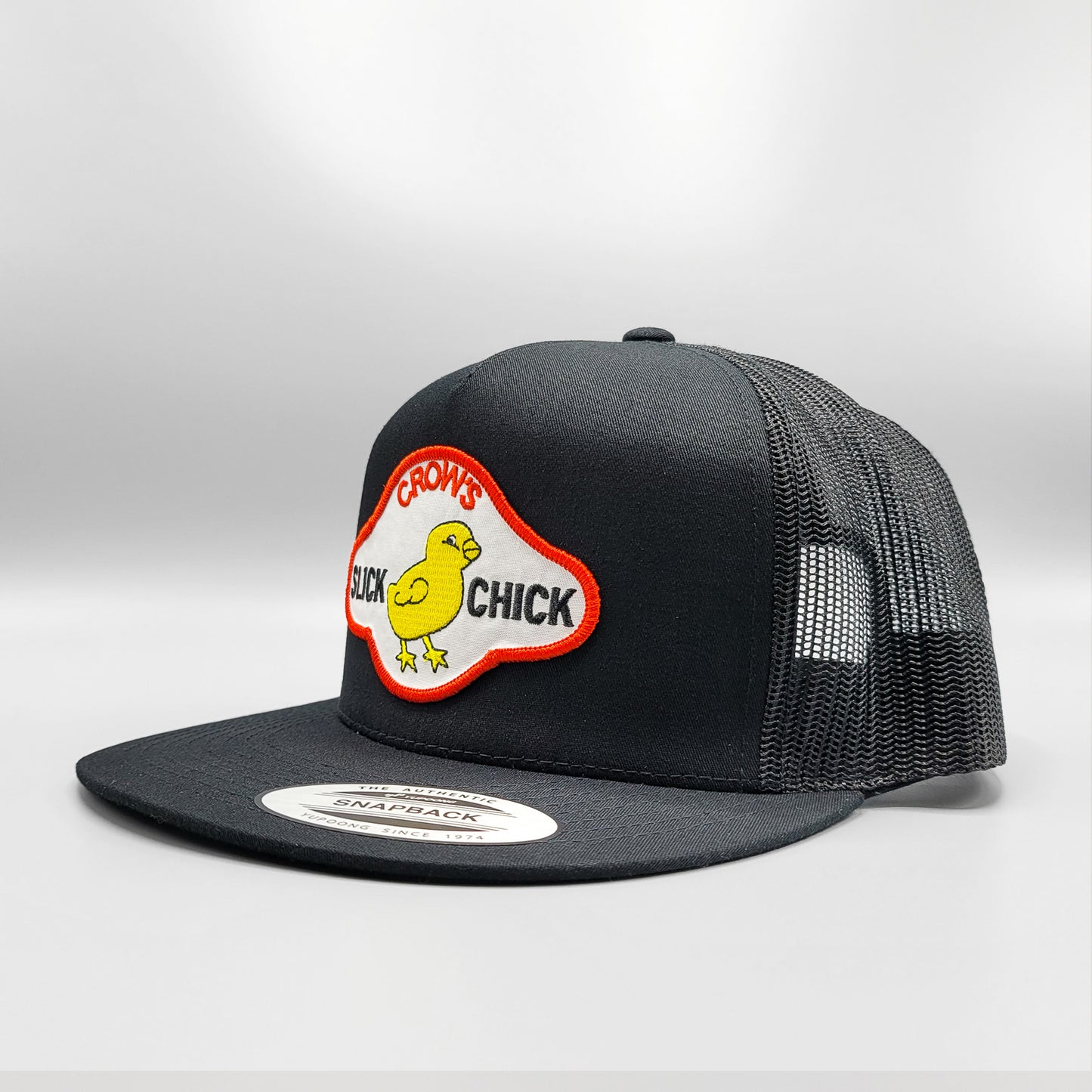 Crow's Slick Chick Farmer Trucker Hat