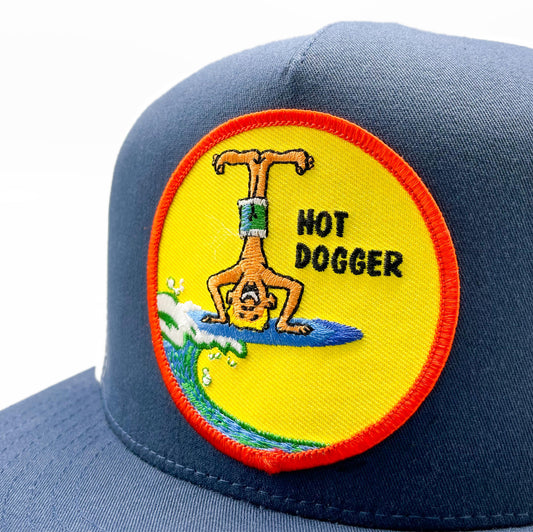 Hot Dogger Funny Retro Surfer Trucker Hat