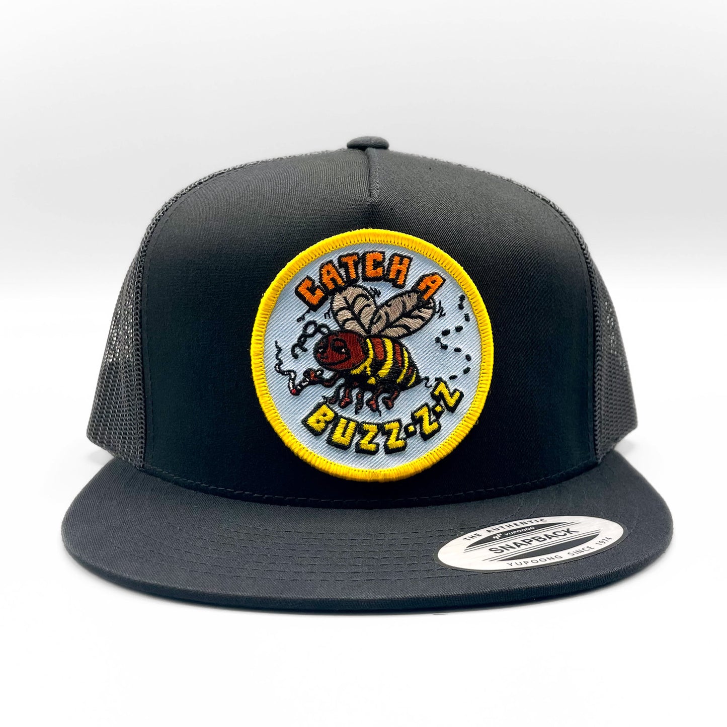 Catch a Buzz Funny Retro Trucker Hat