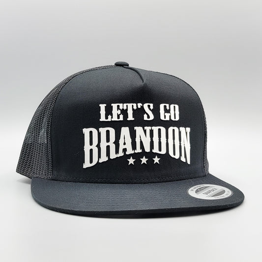 Let's Go Brandon, LGB Funny Joe Biden Republican Trucker Hat (Black)