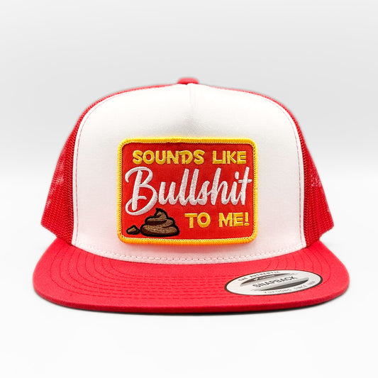 No BS Trucker Hat, Retro Seems Like Bullshit Funny Trucker Hat