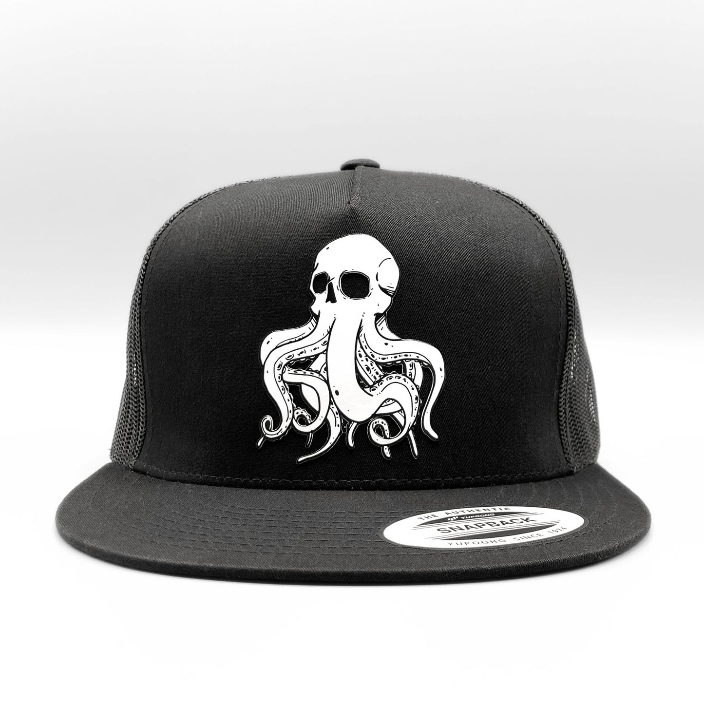 Octopus Kraken Skull Retro Trucker