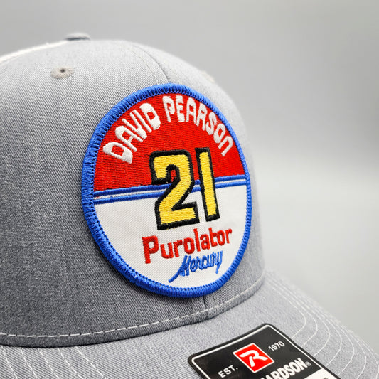 David Pearson Purolator Mercury Racing Nascar Trucker Hat