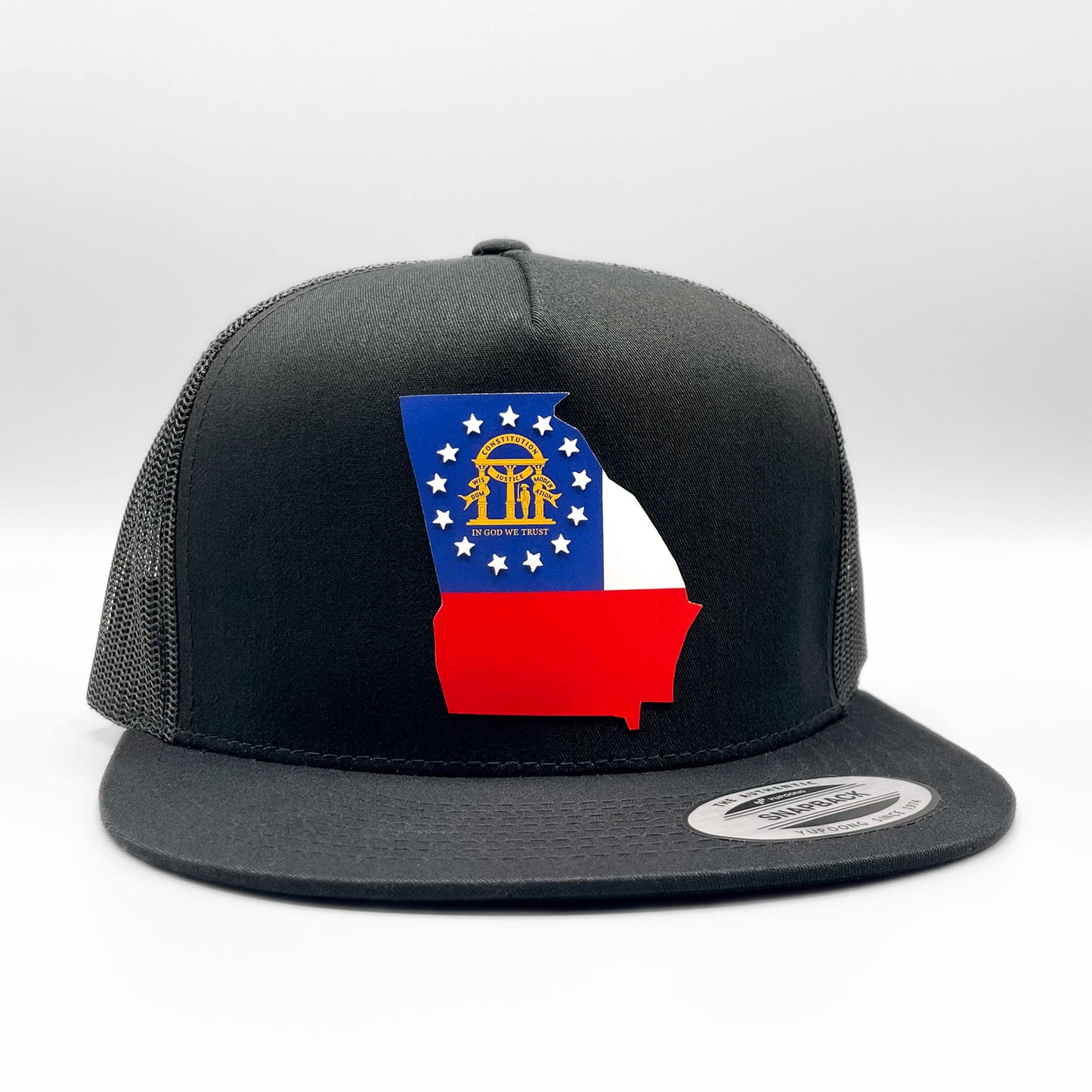 Georgia State Flag Retro Trucker