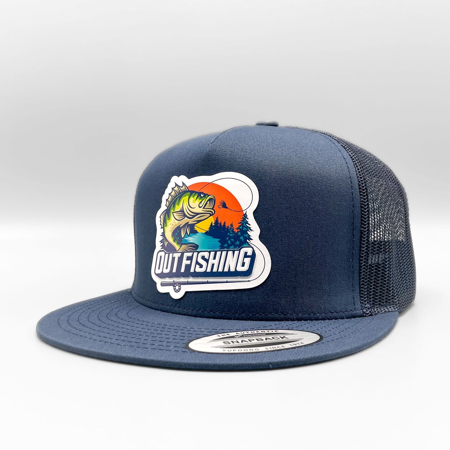 Out Bass Fishing Retro Trucker