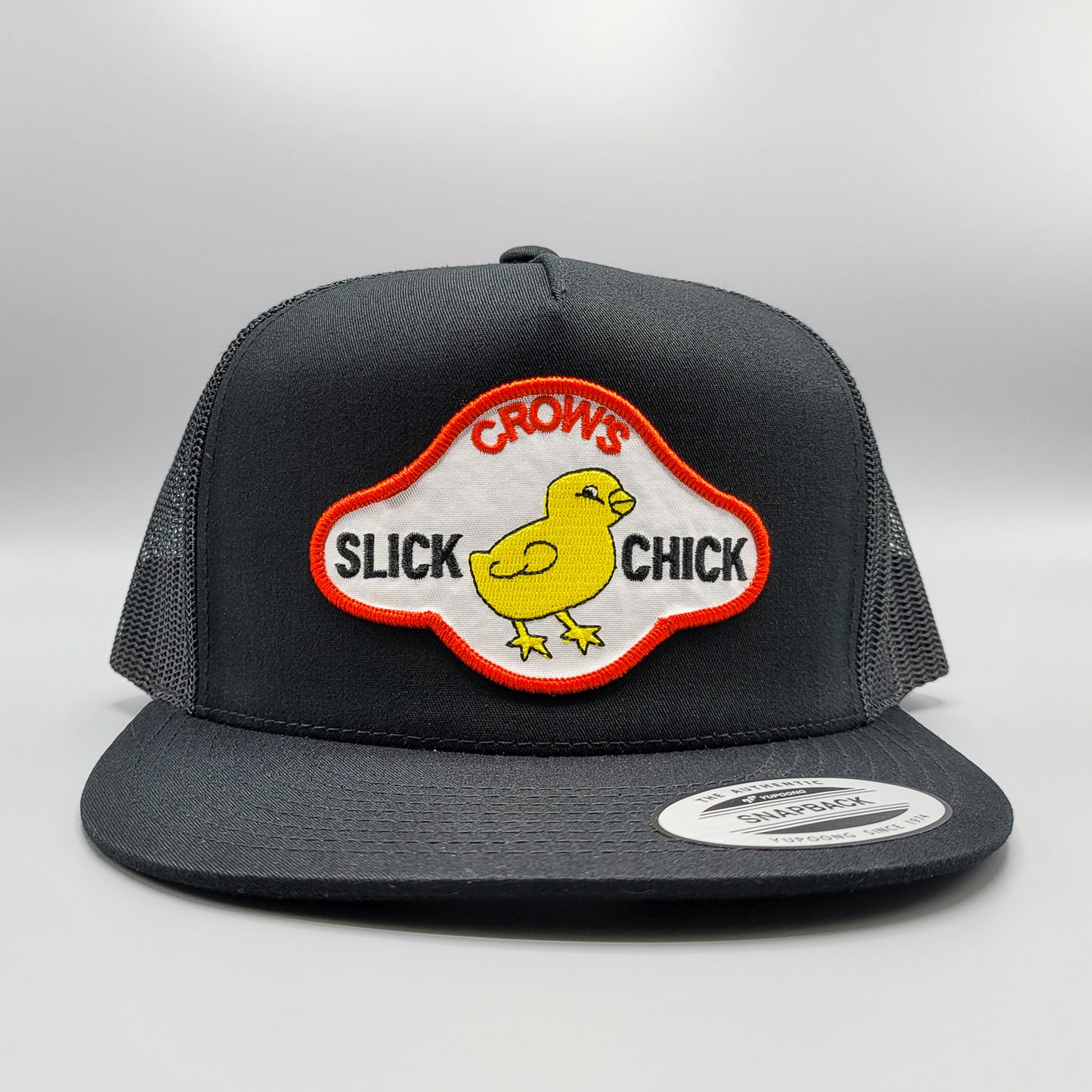 Crow's Slick Chick Farmer Trucker Hat