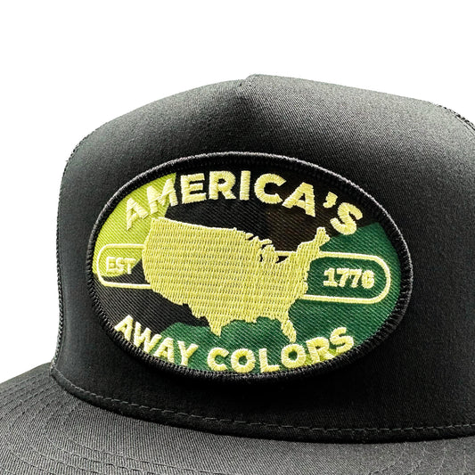 America's Away Colors Since 1776 Patriotic Trucker