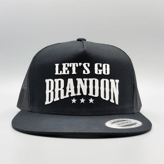 Let's Go Brandon, LGB Funny Joe Biden Republican Trucker Hat (Black)