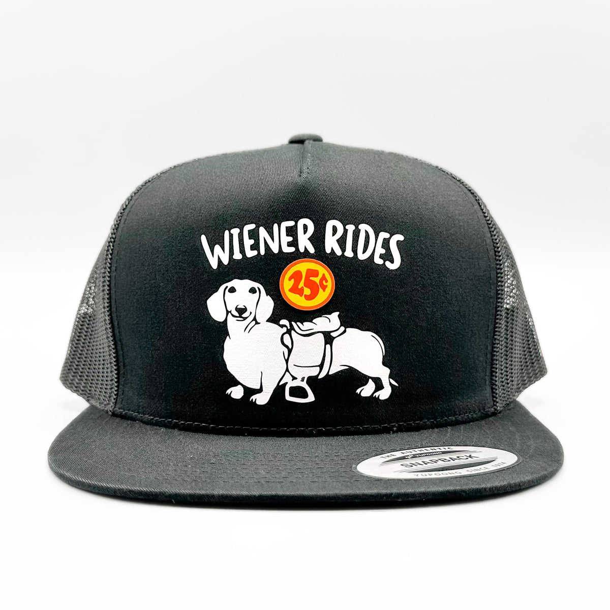 Wiener Rides Wiener Rides 25 Cents Dachshund Hat | Vintage Truckers Hat Company