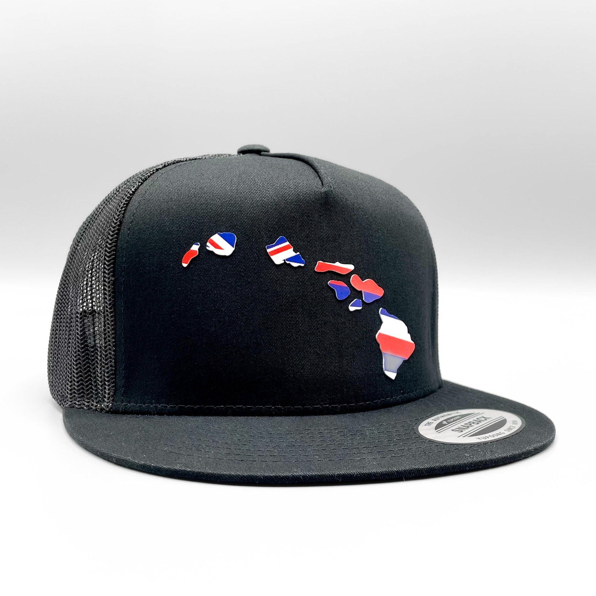 Yupoong - Utah Flag Retro Trucker Snapback Hat - Order Up Clothing