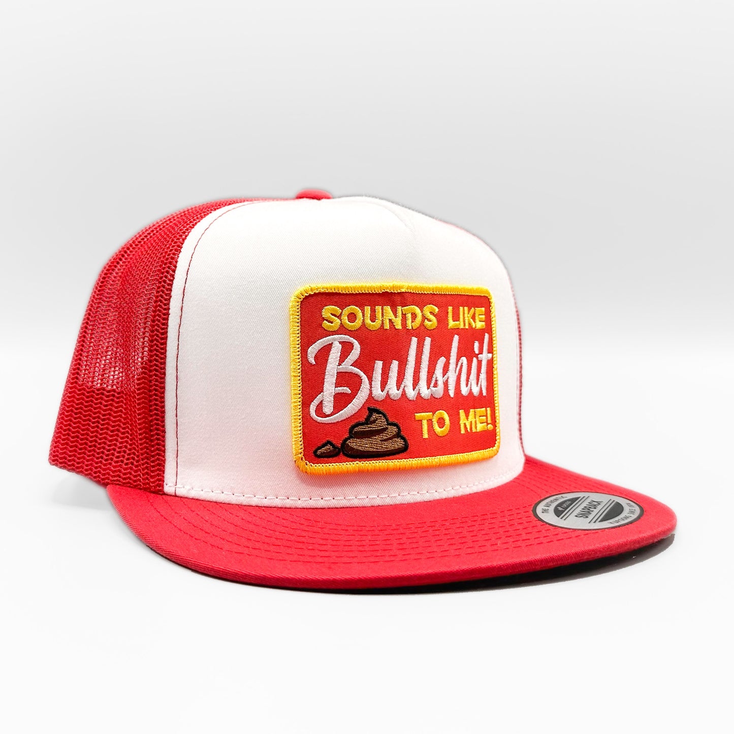 No BS Trucker Hat, Retro Seems Like Bullshit Funny Trucker Hat