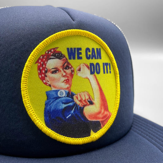 We Can Do It, "Rosie the Riveter" Retro WWII Patriotic Trucker